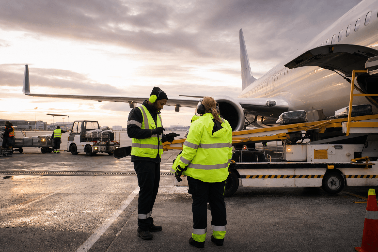 Travel & Tourism professionals coordinating workforce and operations priorities