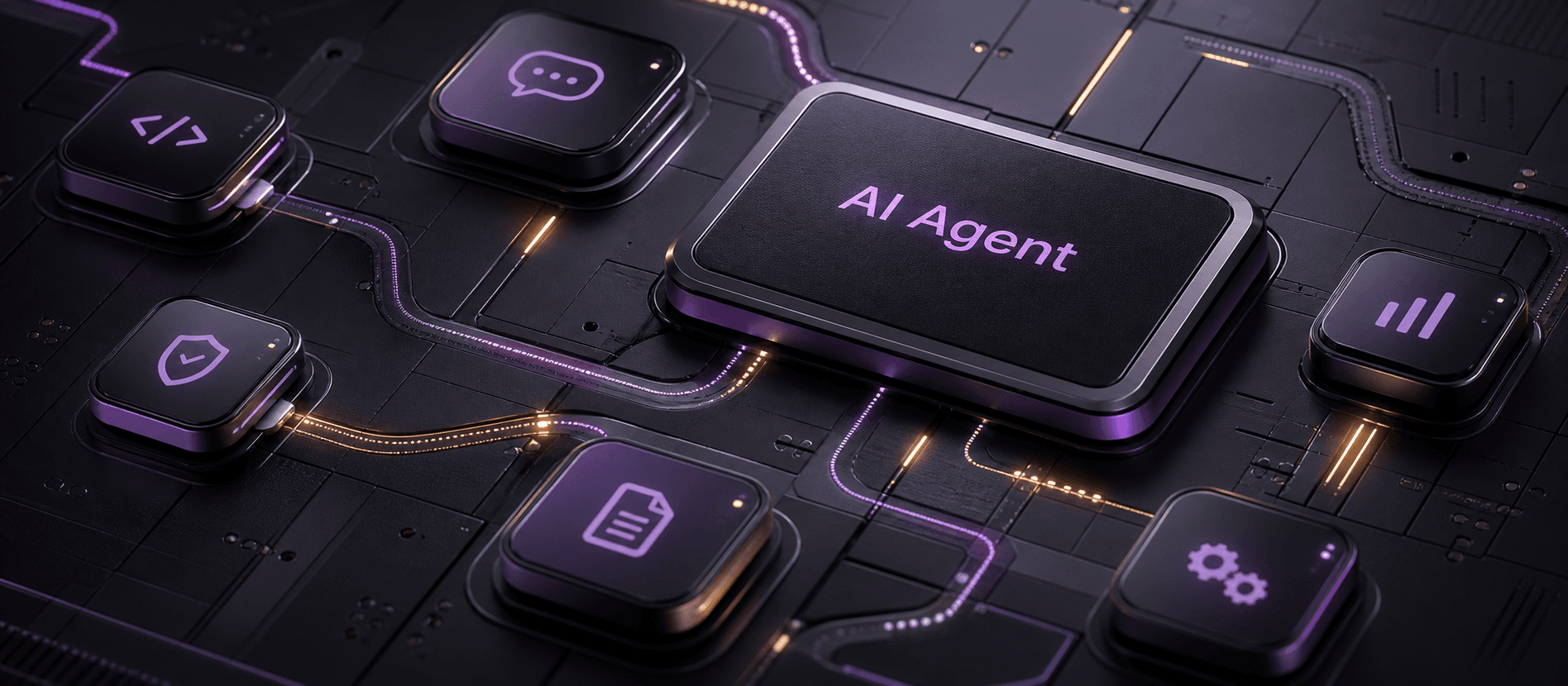 AI agent orchestration system connecting enterprise workflows