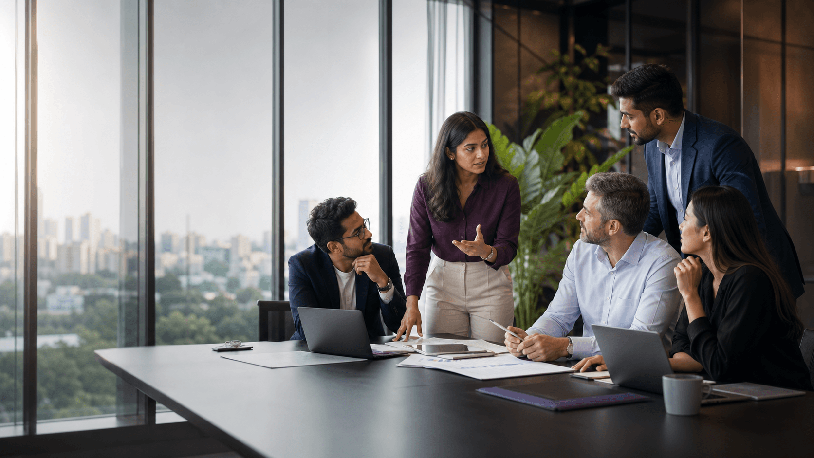 Capabiliq workforce delivery team collaborating in a modern office