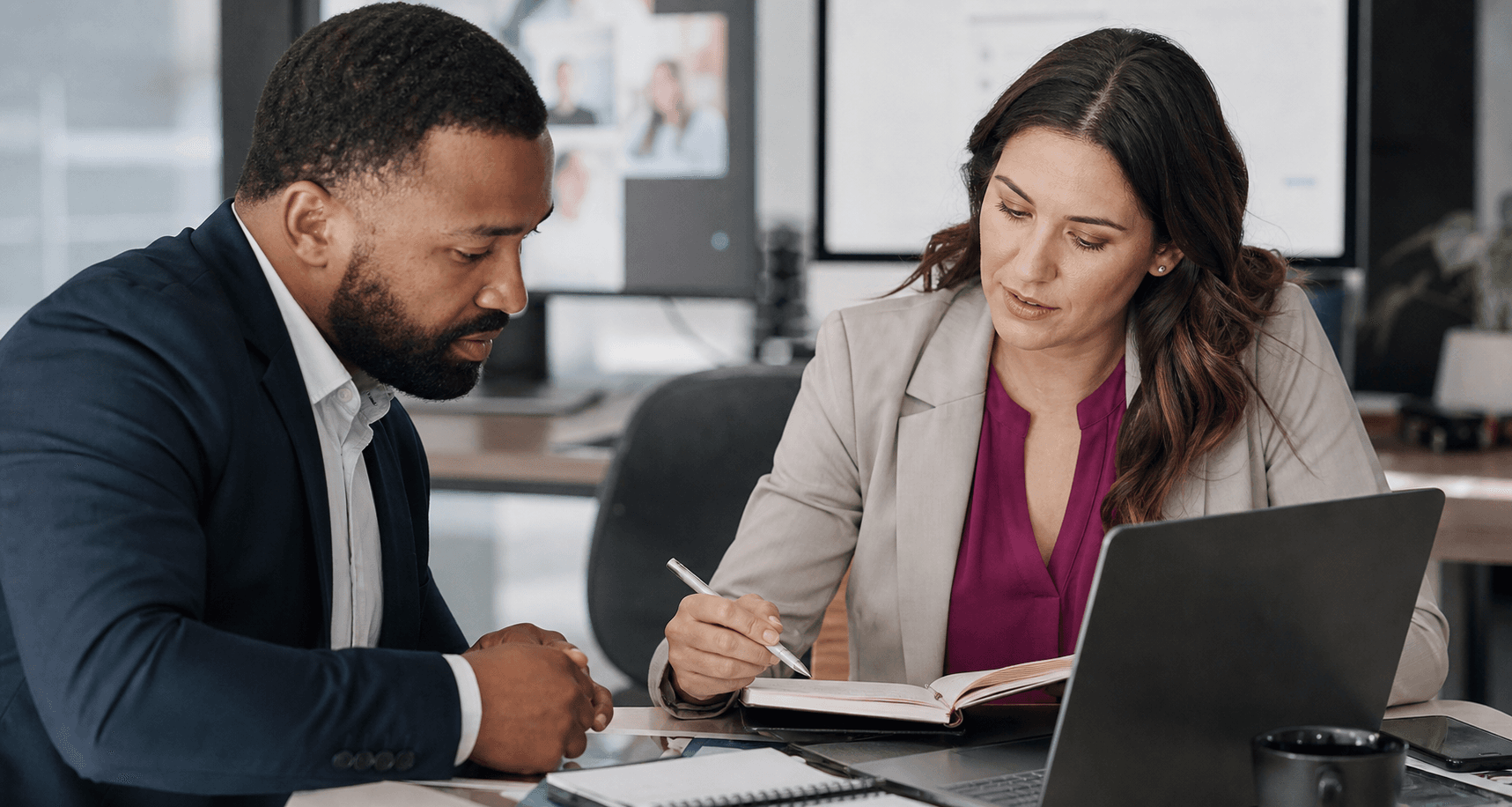 Recruiter coordinating candidate pipeline and hiring workflow