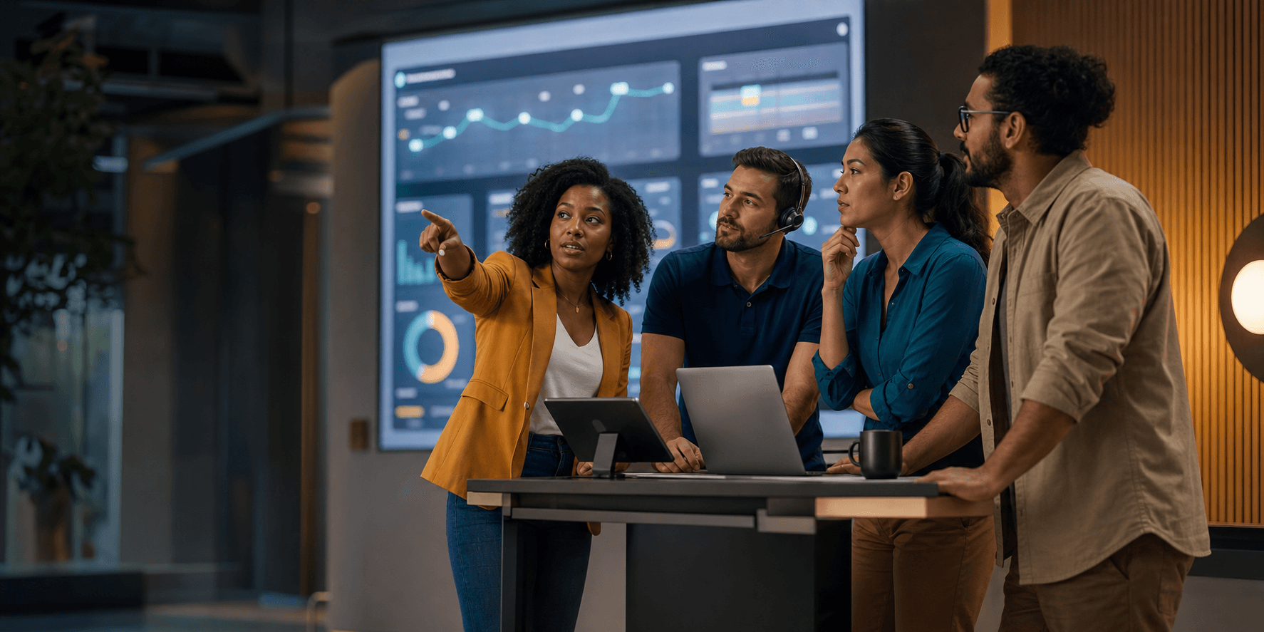 Customer experience operations team improving a digital support journey