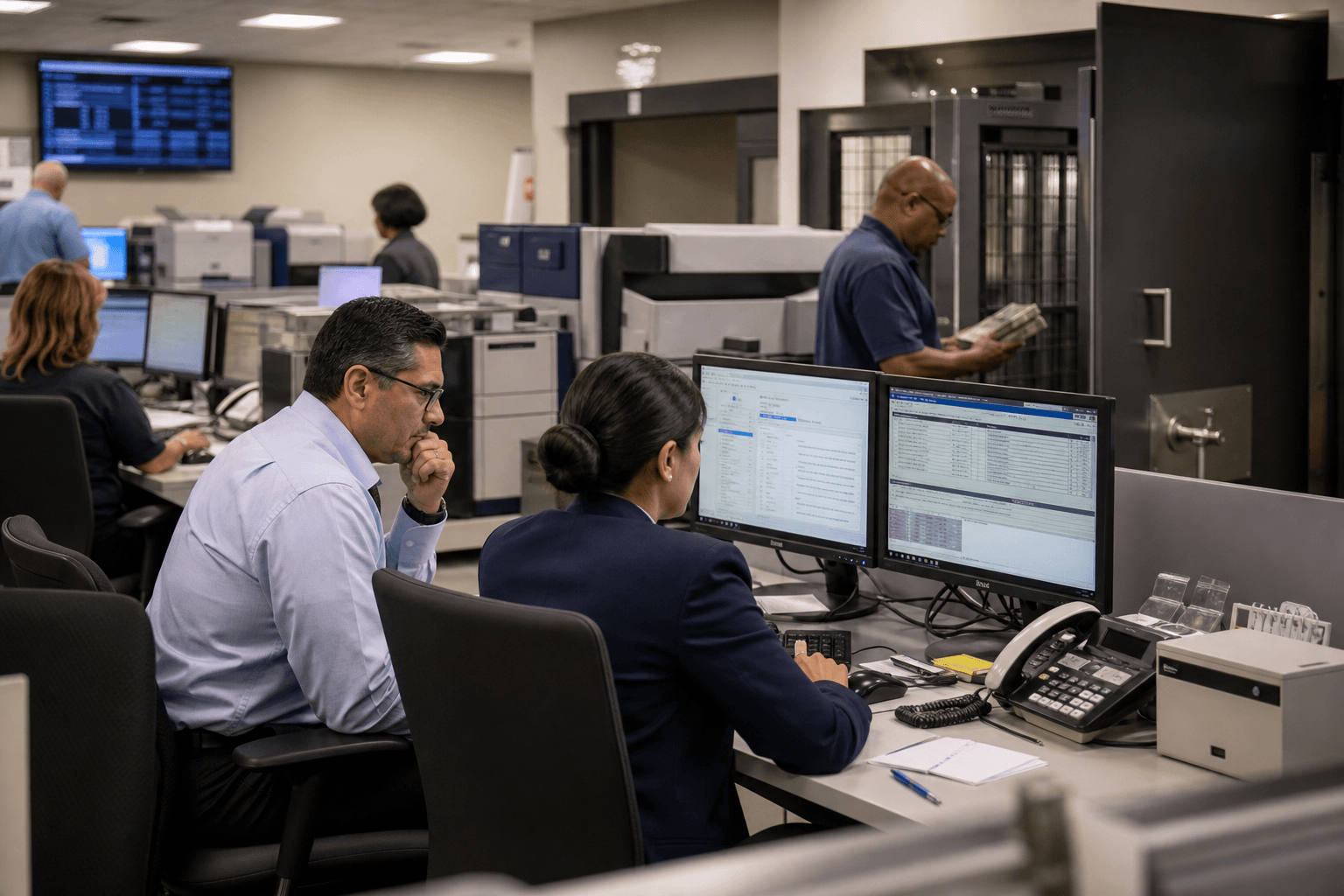 Executive Search delivery team at work