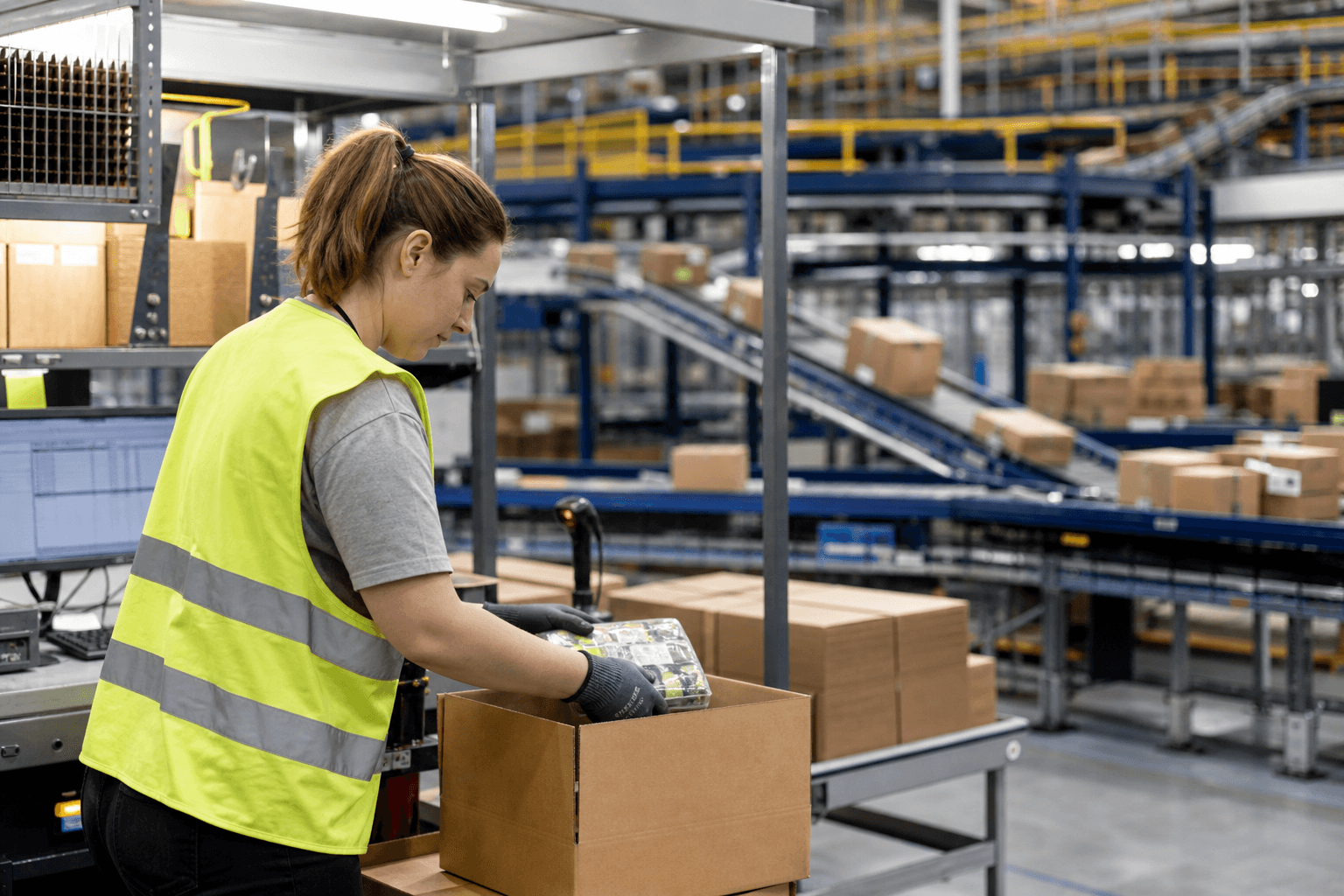 Ecommerce professionals coordinating workforce and operations priorities
