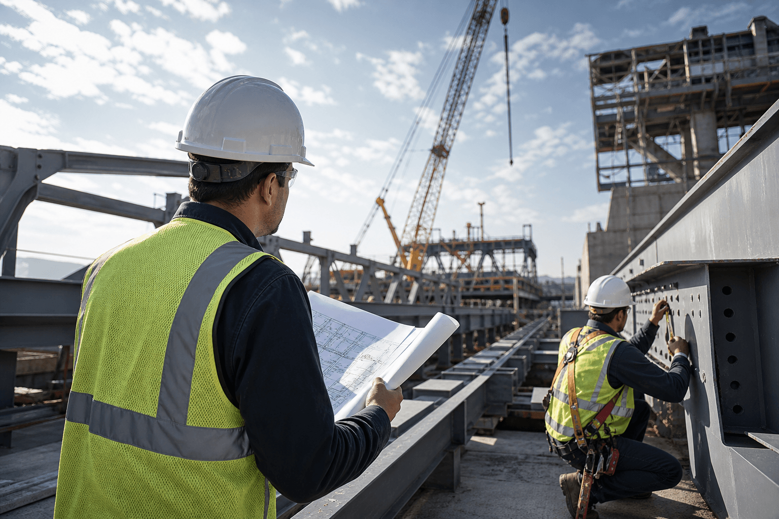 Engineering professionals coordinating workforce and operations priorities